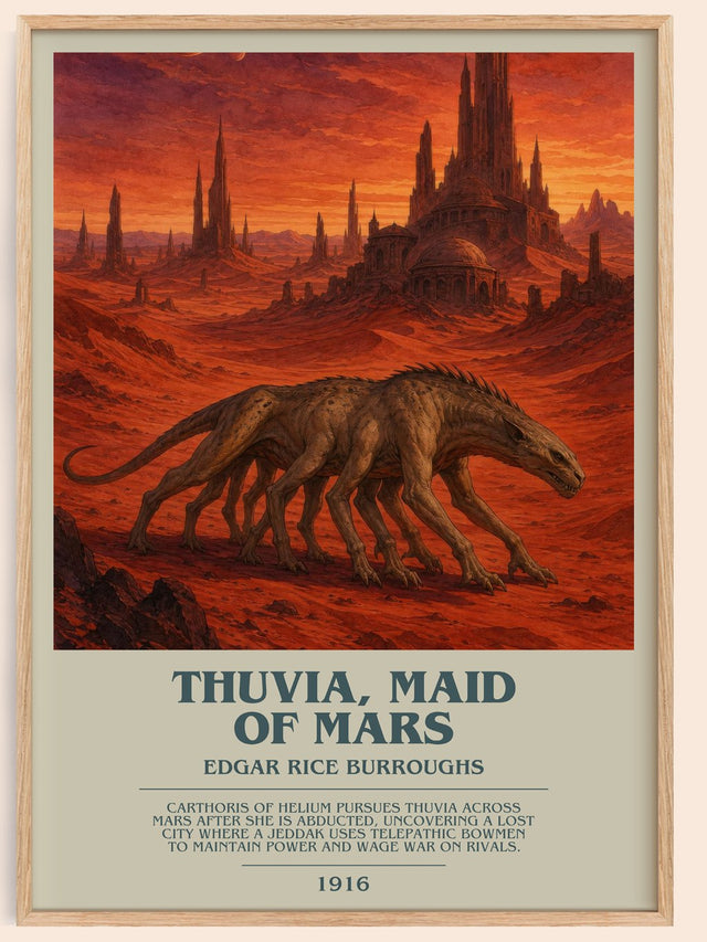 Thuvia, Maid Of Mars Bookish Wall Art by Edgar Rice Burroughs