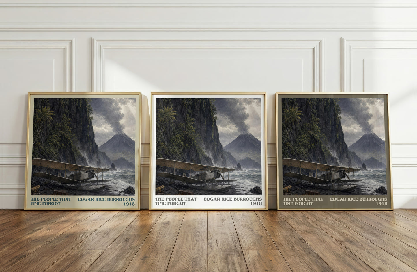 The People That Time Forgot literary art print colour and style options – Edgar Rice Burroughs book art