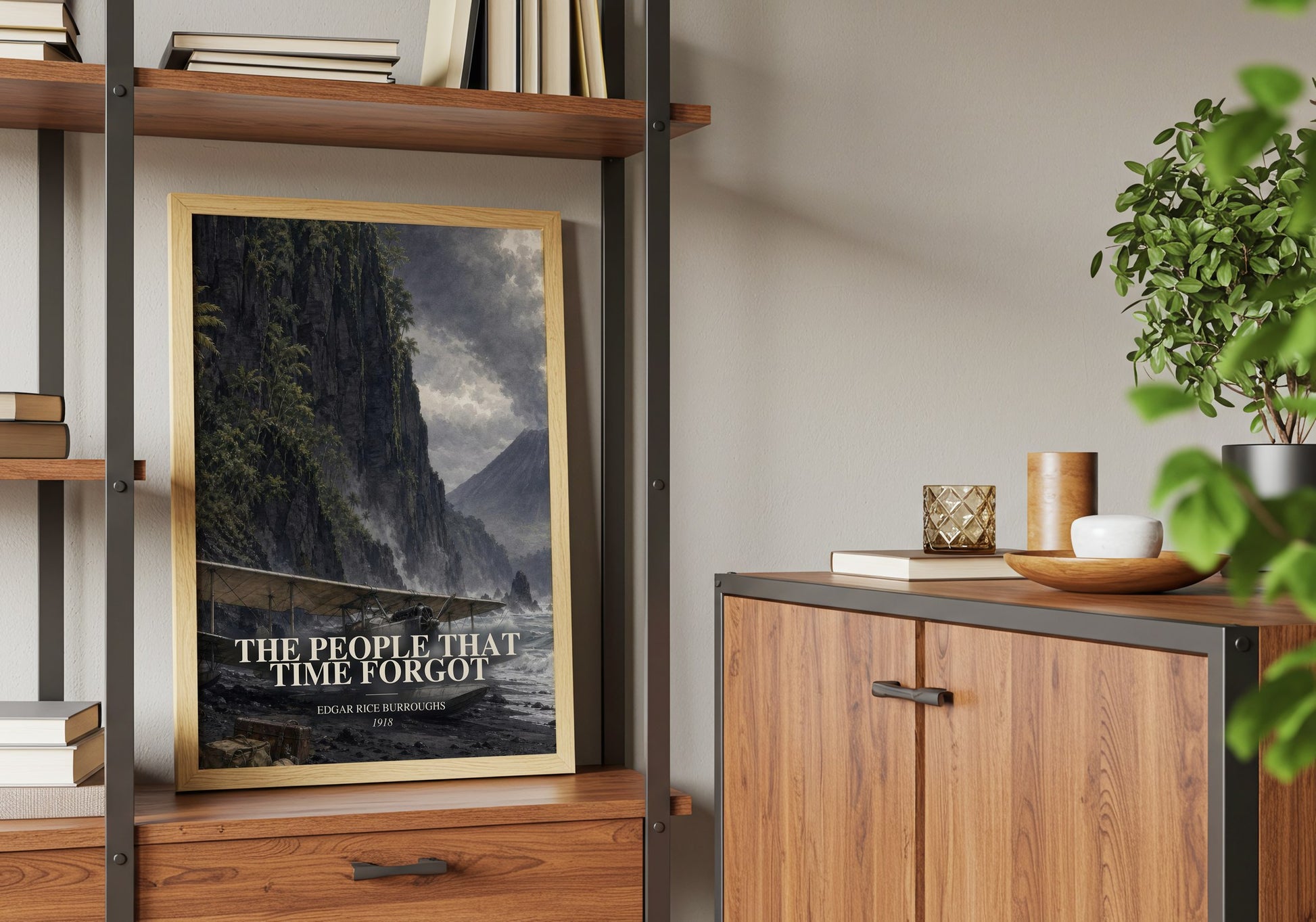 The People That Time Forgot book watercolour illustration paper finish options – matte satin gloss