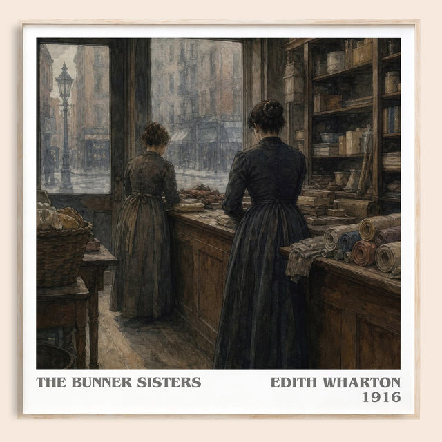 The Bunner Sisters Literary Art Print by Edith Wharton