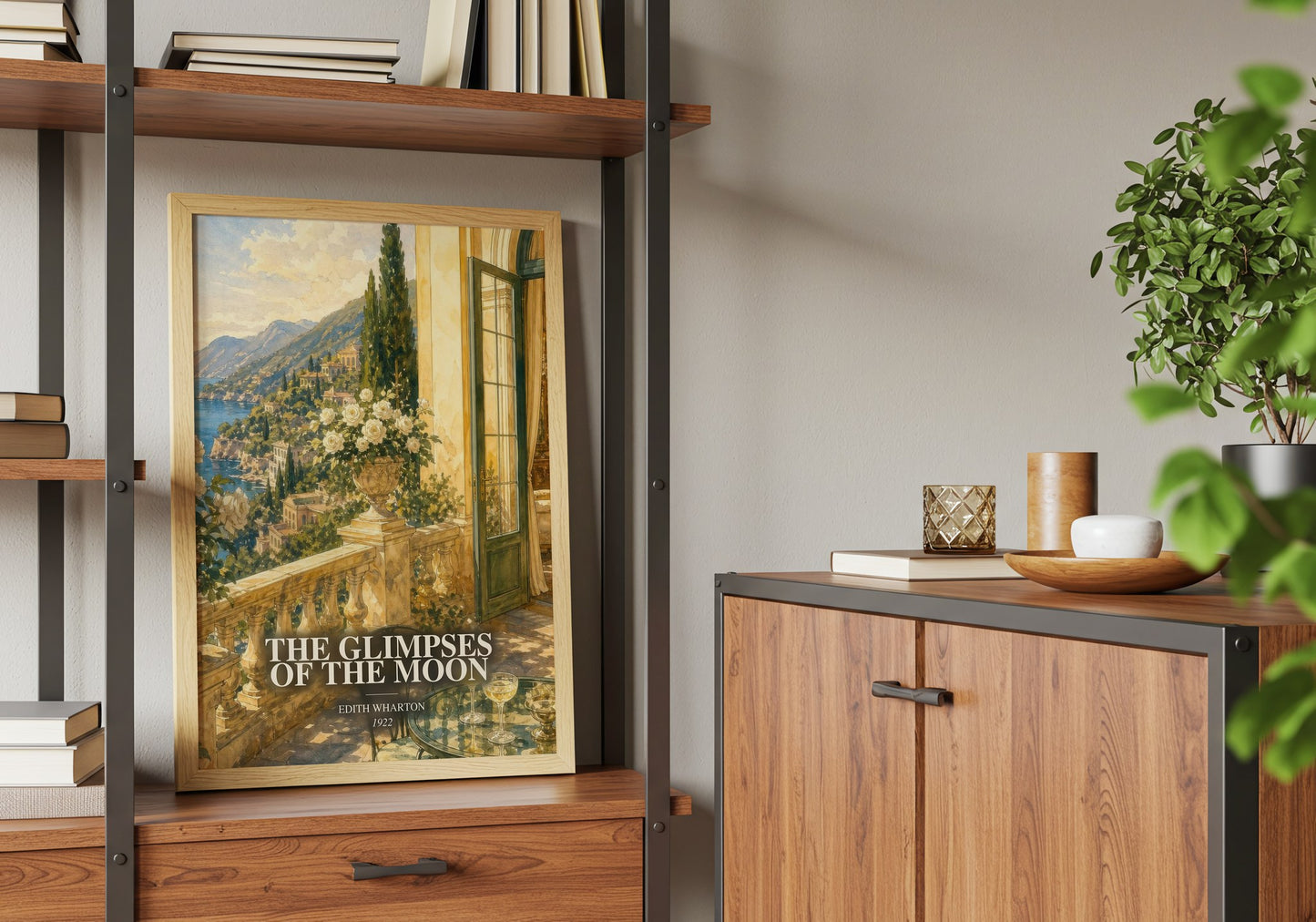 The Glimpses Of The Moon book watercolour illustration paper finish options – matte satin gloss