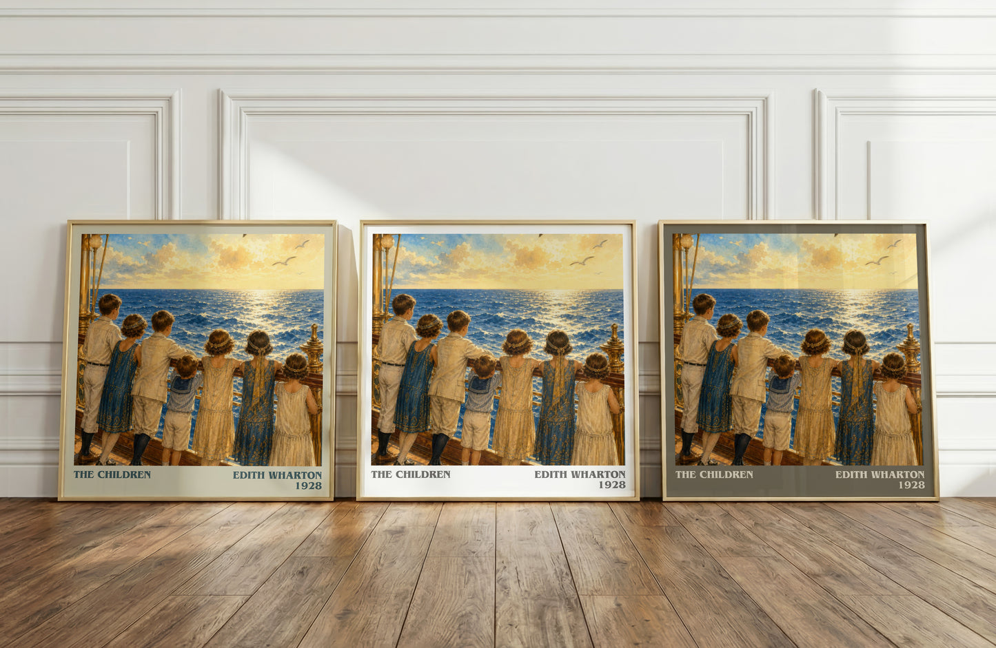 The Children literary art print colour and style options – Edith Wharton book art