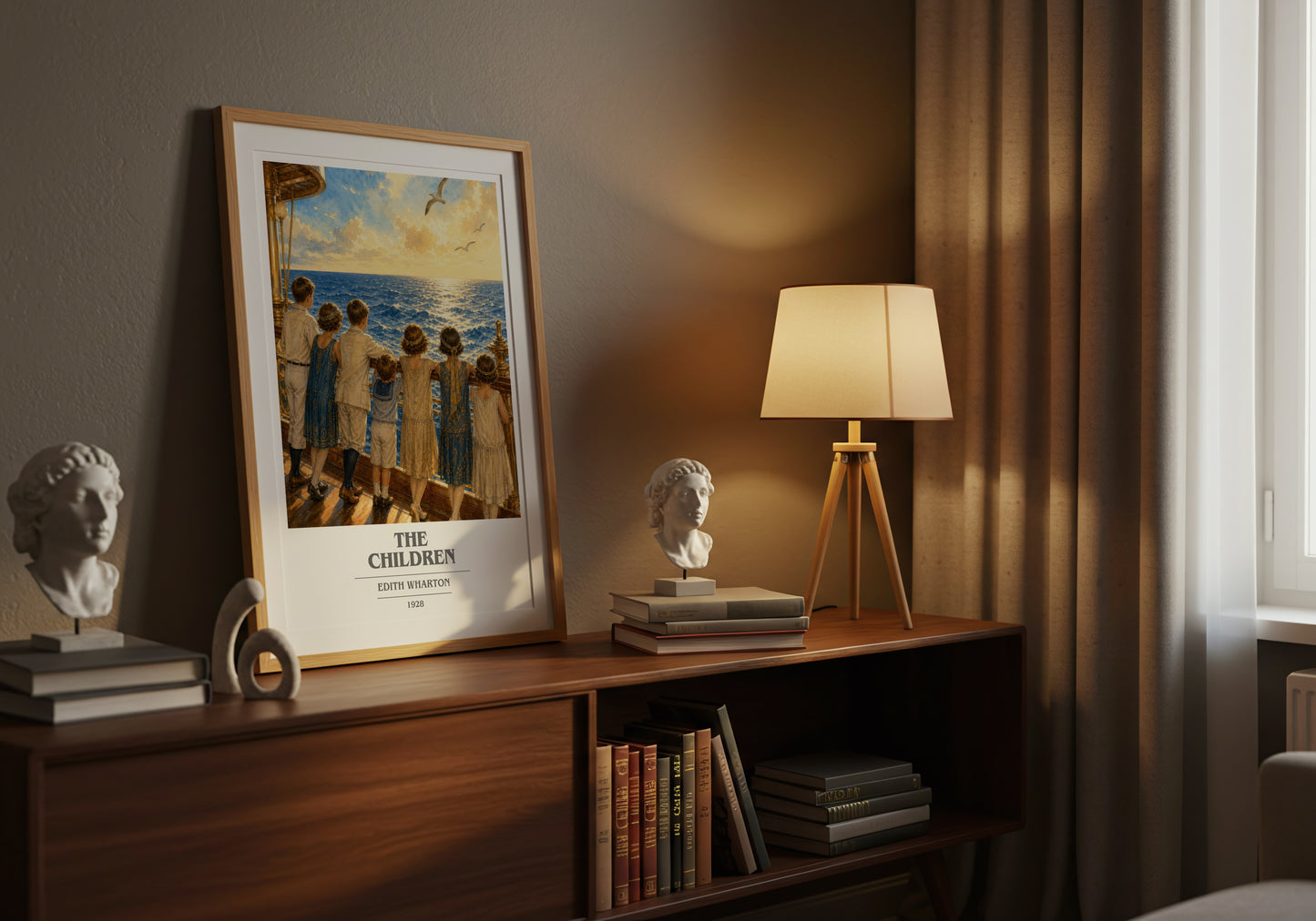 The Children book cover book poster framed on wall – literary fiction wall art