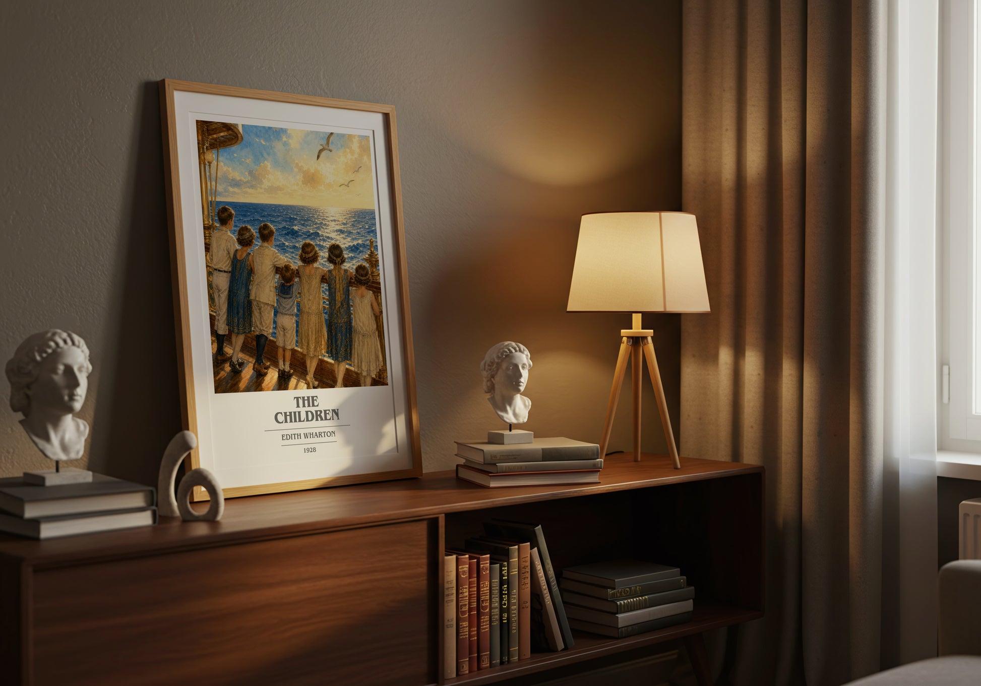 The Children book cover book poster framed on wall – literary fiction wall art