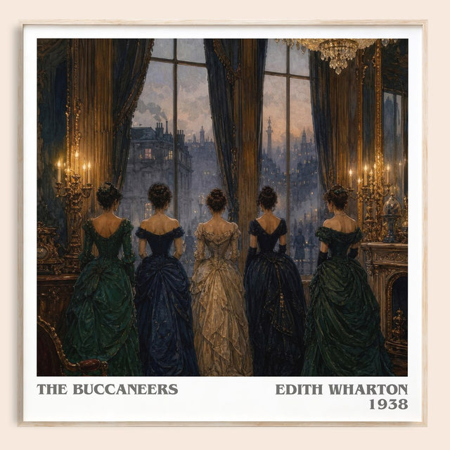 The Buccaneers Literary Art Print by Edith Wharton