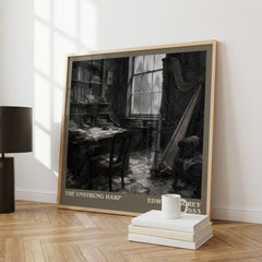 The Unstrung Harp literary art print colour and style options – Edward Gorey book art