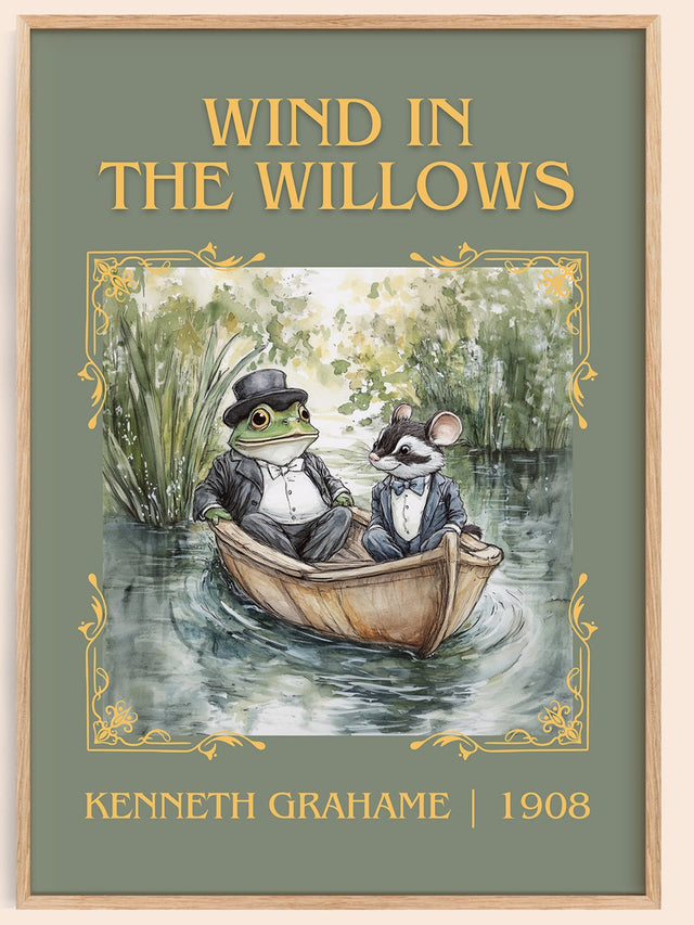 The Wind in the Willows Classic Book Art Print by Kenneth Grahame