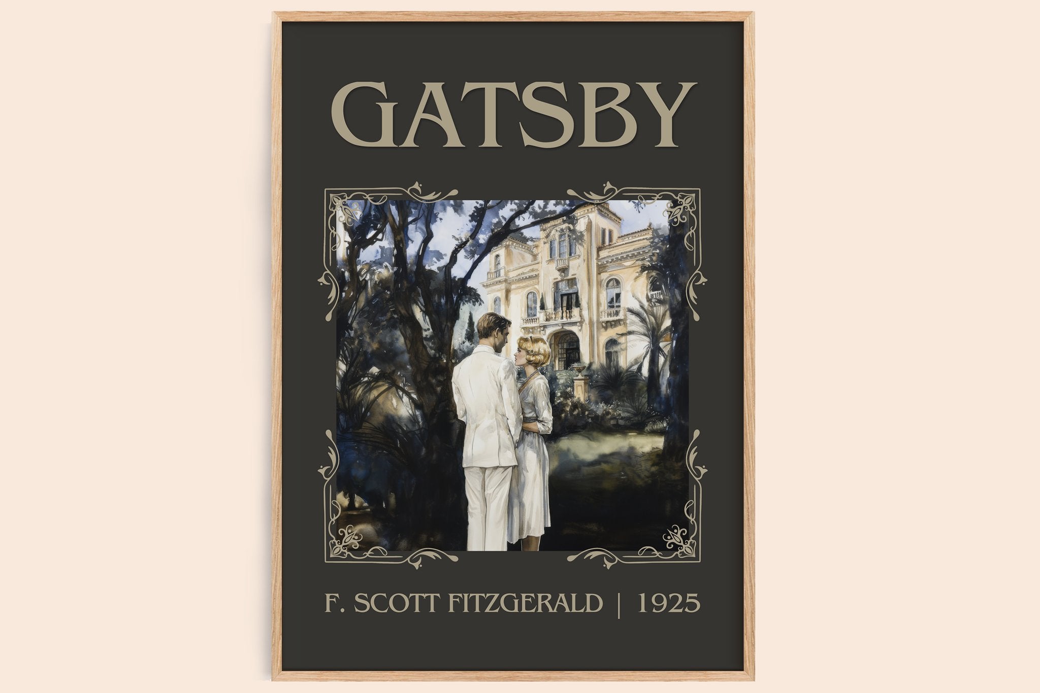 The Great Gatsby Classic Book Art Print by F. Scott Fitzgerald
