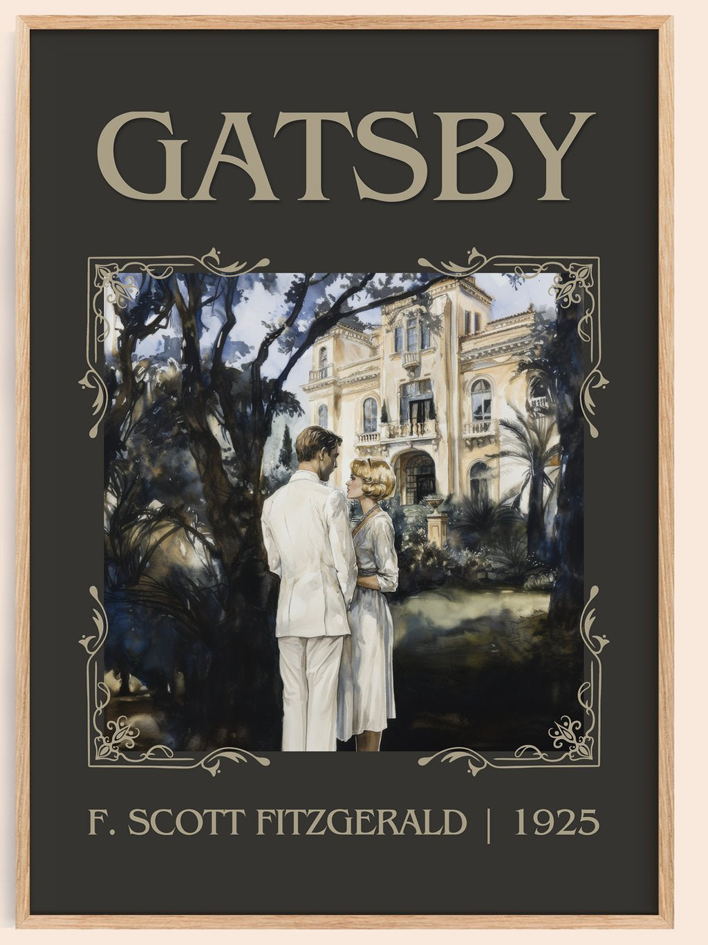 The Great Gatsby Classic Book Art Print by F. Scott Fitzgerald