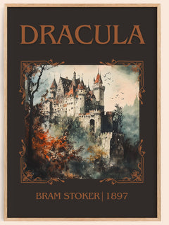 Dracula Classic Book Art Print by Bram Stoker
