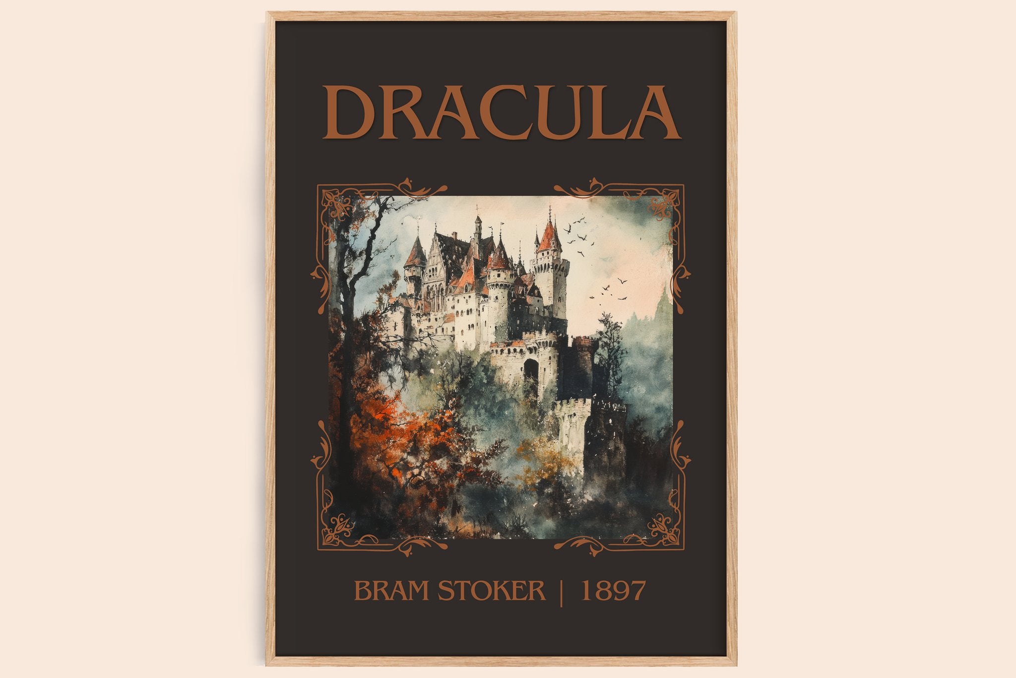 Dracula Classic Book Art Print by Bram Stoker