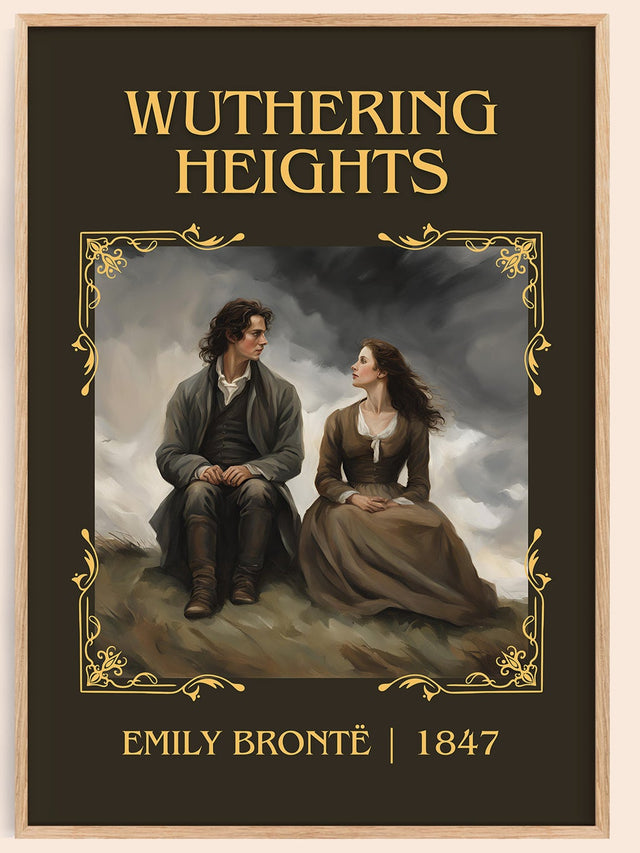 Wuthering Heights Classic Book Art Print by Charlotte Brontë