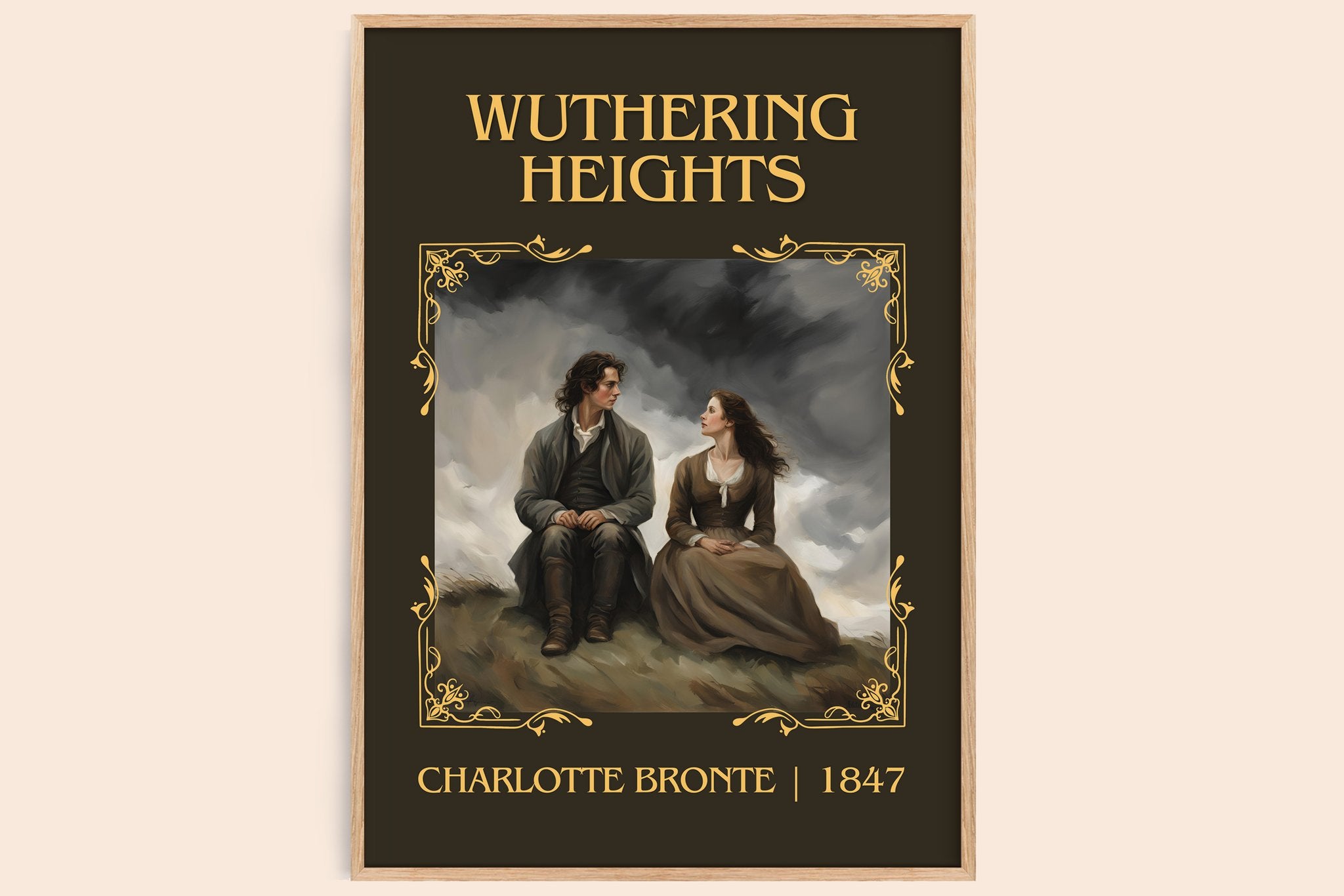 Wuthering Heights Classic Book Art Print by Emily Brontë