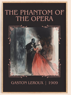 The Phantom of the Opera Classic Book Art Print by Gaston Leroux