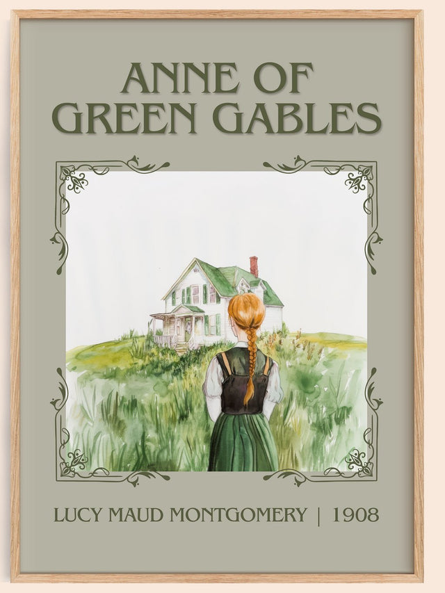 Anne of Green Gables Classic Book Art Print by Lucy Maud Montgomery