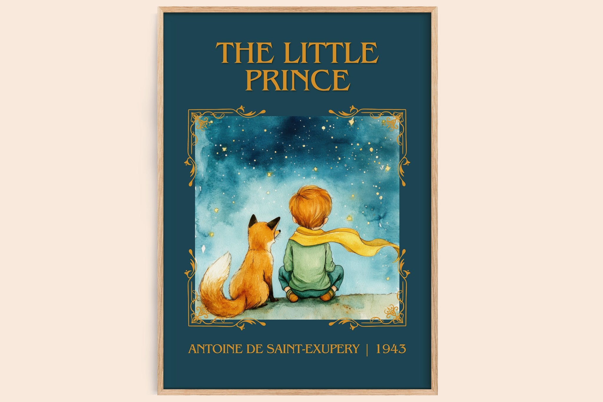 The Little Prince Classic Book Art Print by Antoine de Saint-Exupéry