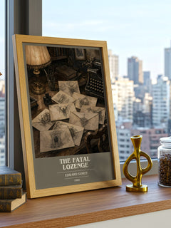 The Fatal Lozenge book cover poster colour and style options – Edward Gorey book art