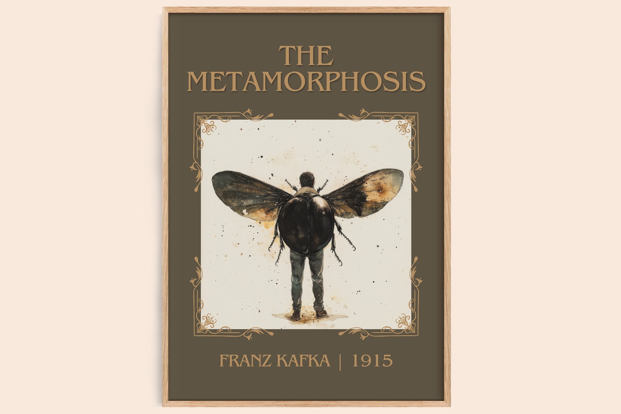 Metamorphosis Classic Book Art Print by Frank Kafka