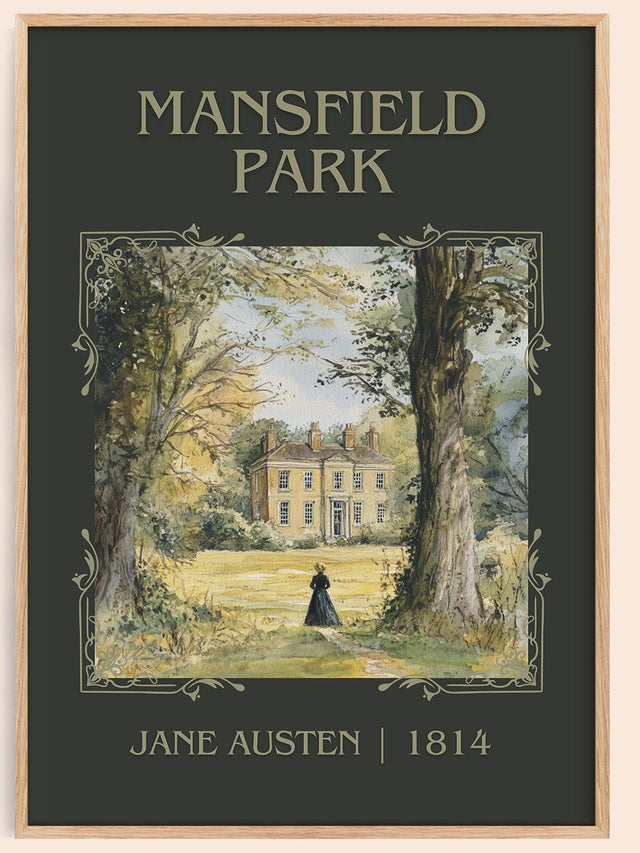 Mansfield Park Classic Book Art Print by Jane Austen