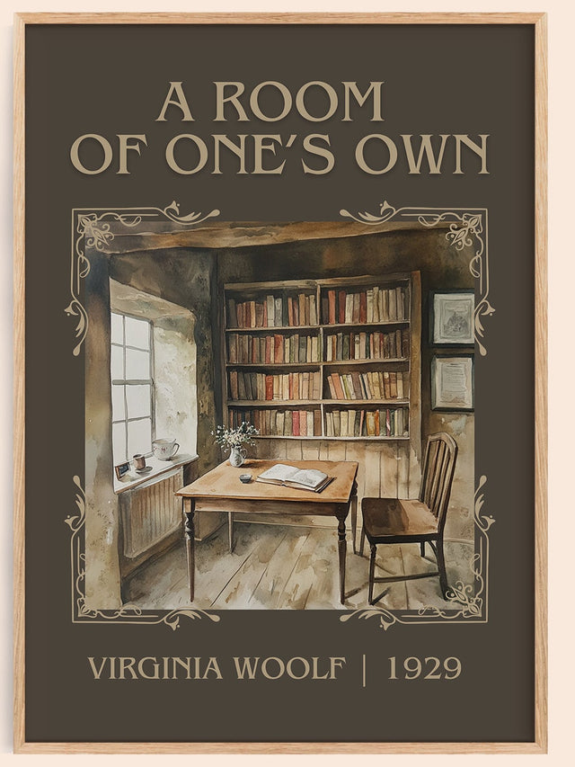 A Room Of One's Own Classic Book Art Print by Virginia Woolf