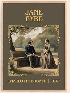 Jane Eyre Classic Book Art Print by Charlotte Brontë