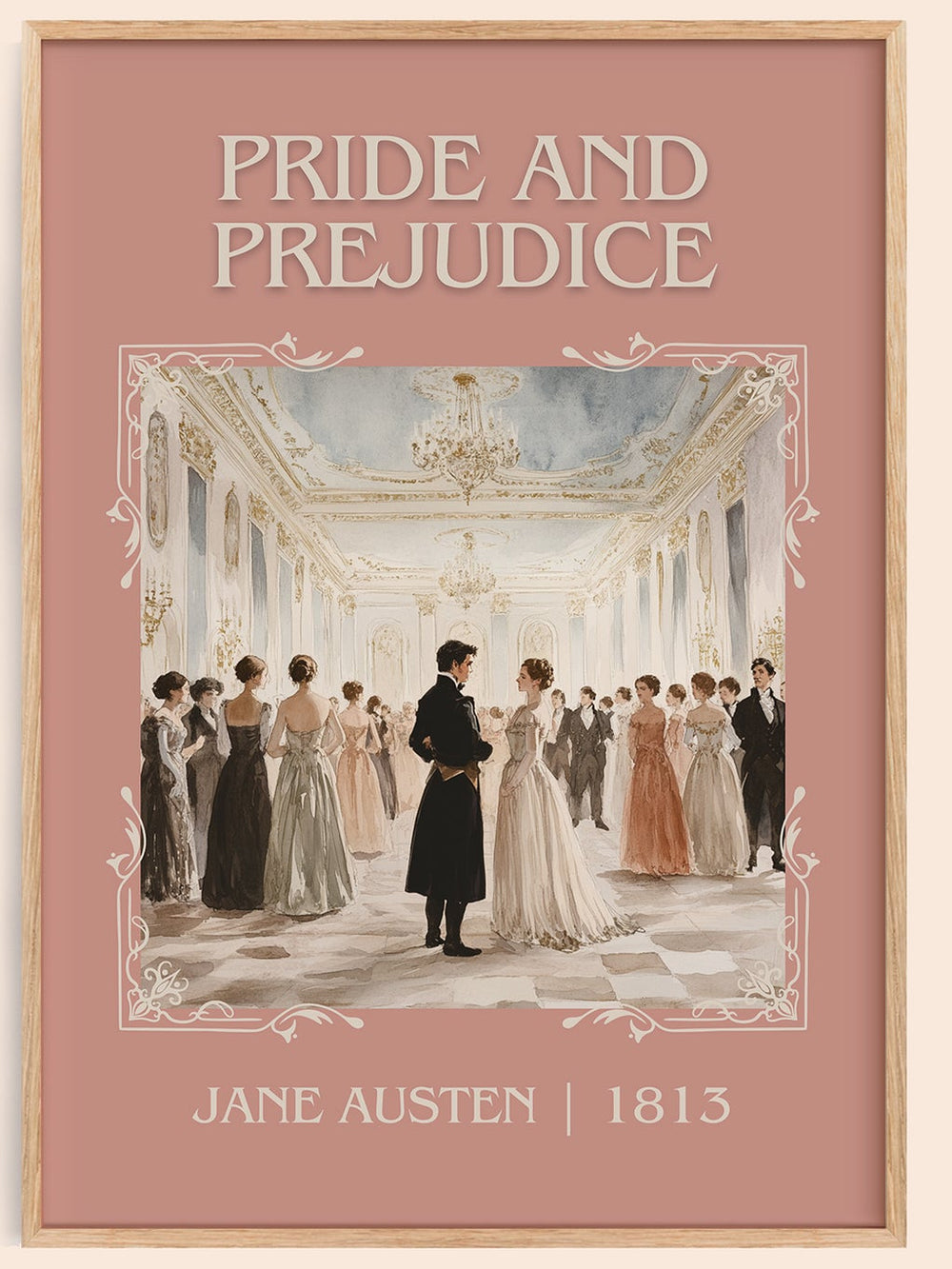 Pride and Prejudice Classic Book Art Print by Jane Austen