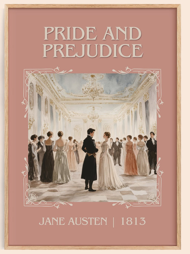 Pride and Prejudice Classic Book Art Print by Jane Austen