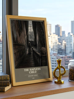 The Hapless Child book cover poster colour and style options – Edward Gorey book art