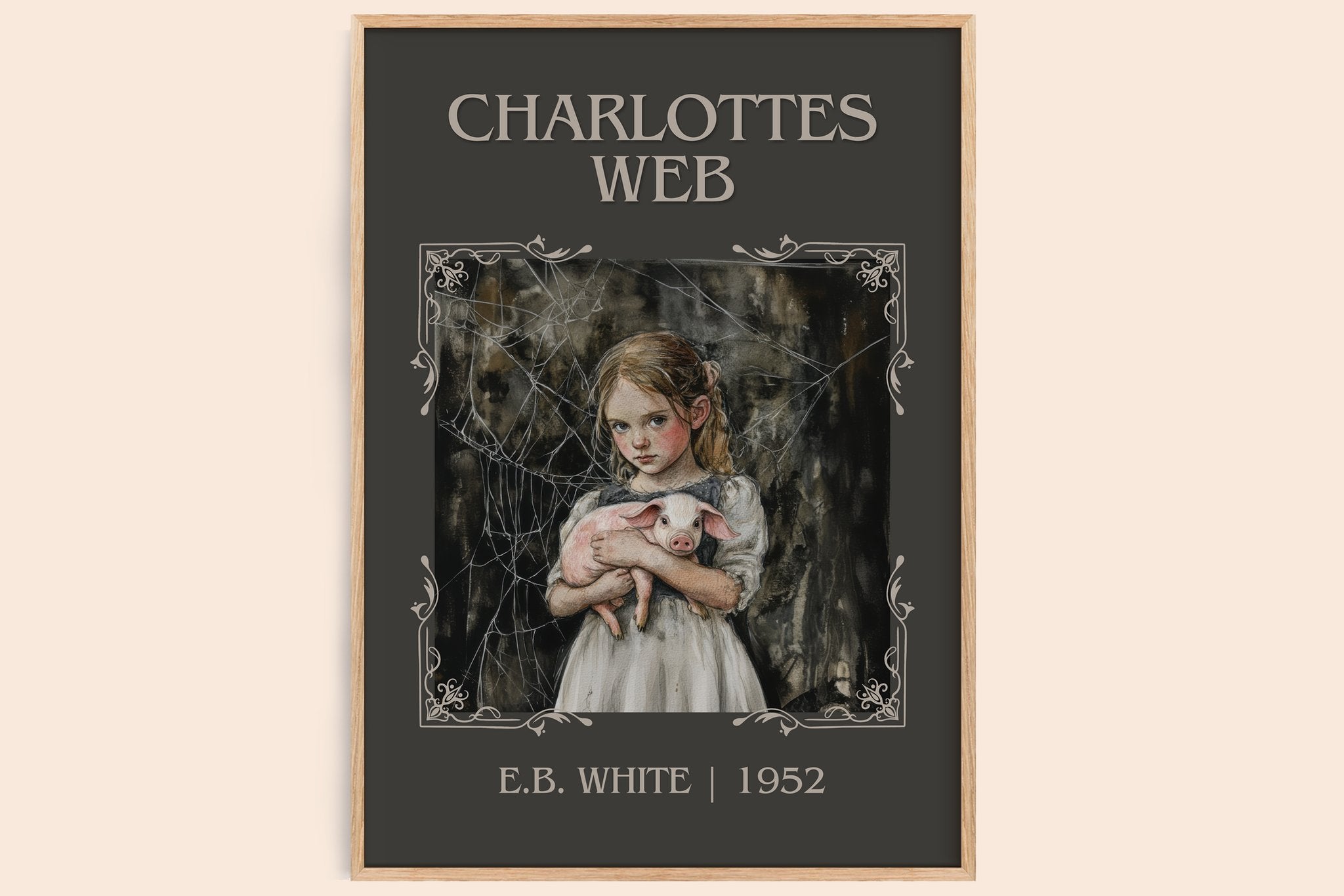 Charlotte's Web Classic Book Art Print by E B White