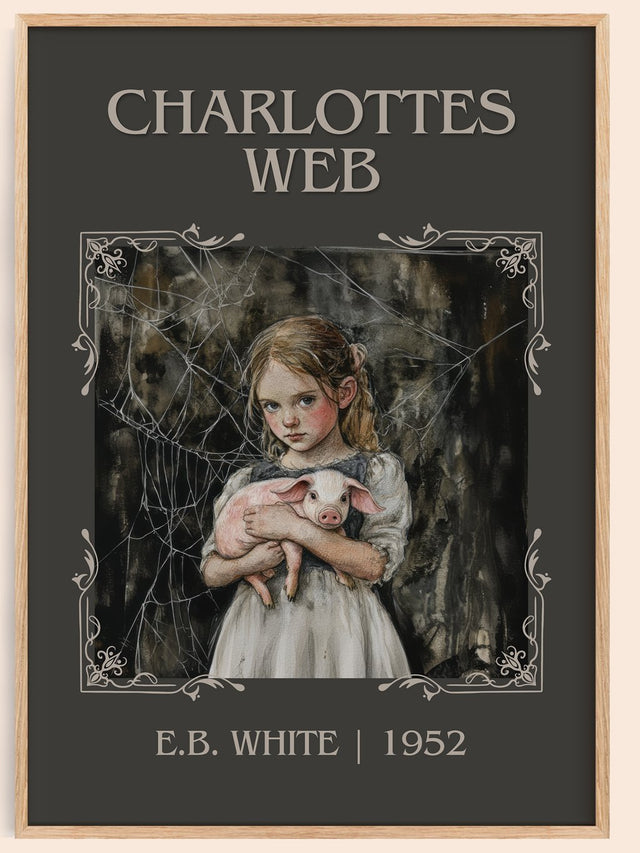 Charlotte's Web Classic Book Art Print by E B White