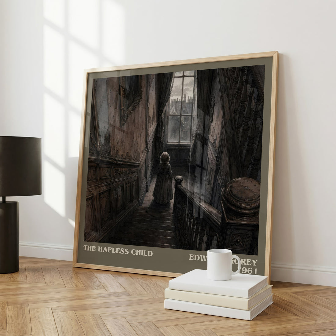 The Hapless Child literary art print colour and style options – Edward Gorey book art