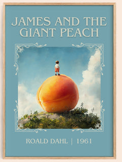 James and the Giant Peach Classic Book Art Print by Roald Dahl