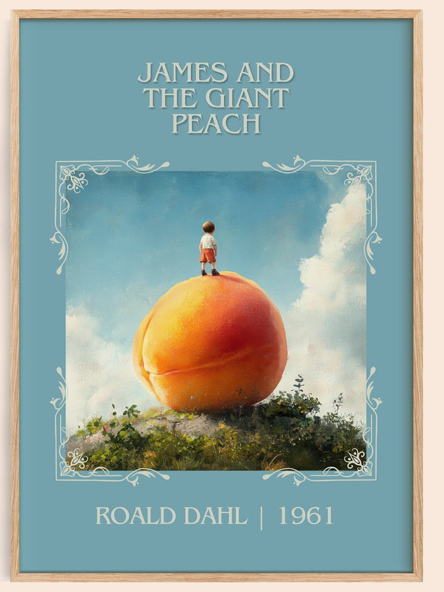 James and the Giant Peach Classic Book Art Print by Roald Dahl