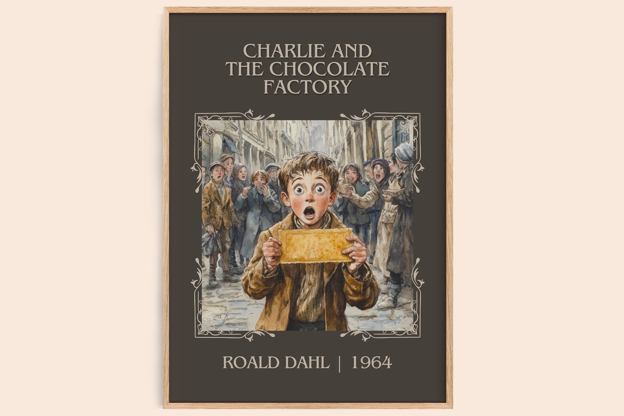 Charlie and the Chocolate Factory Classic Book Art Print by Roald Dahl