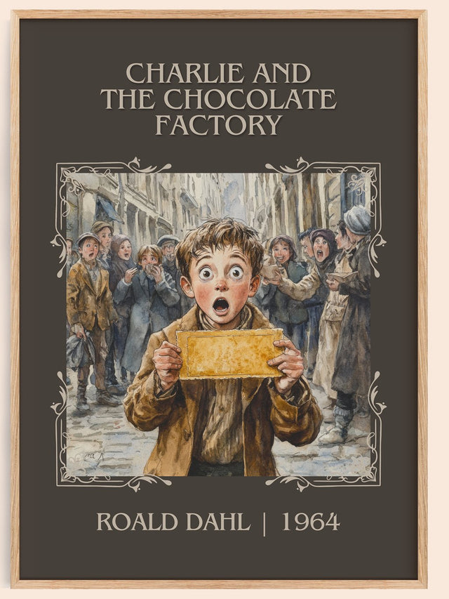 Charlie and the Chocolate Factory Classic Book Art Print by Roald Dahl
