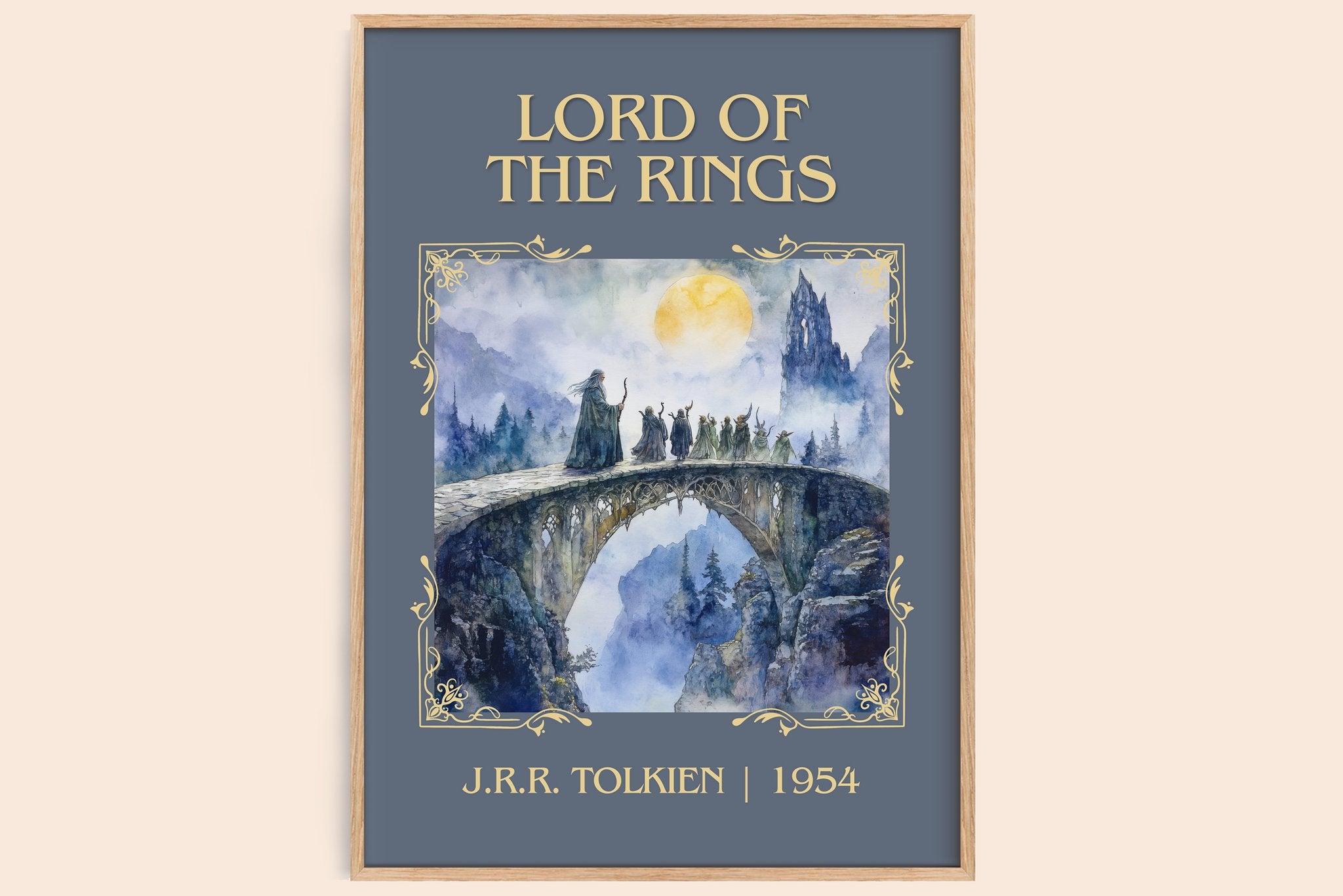 Lord Of The Rings Classic Book Art Print by J.R.R. Tolkien