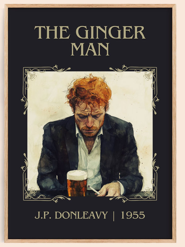 The Ginger Man Classic Book Art Print by J.P. Donleavy – book poster