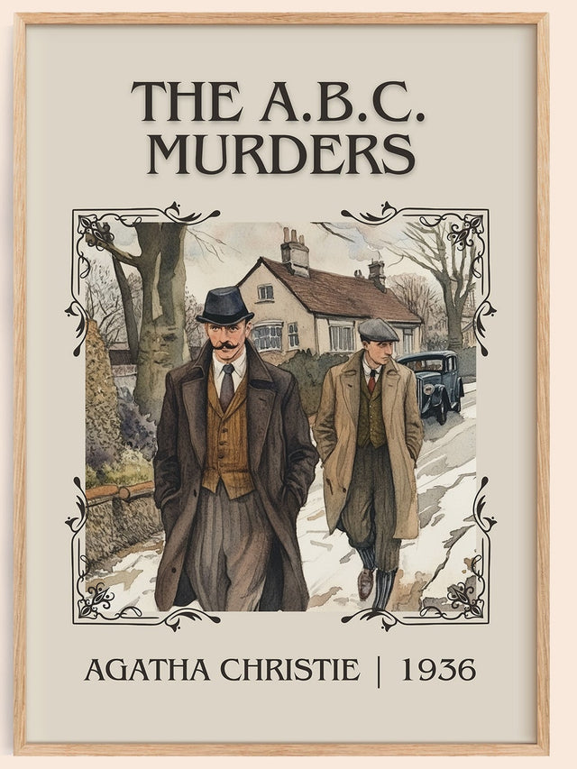The A.B.C. Murders Classic Book Art Print by Agatha Christie