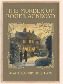 The Murder of Roger Ackroyd Classic Book Art Print by Agatha Christie