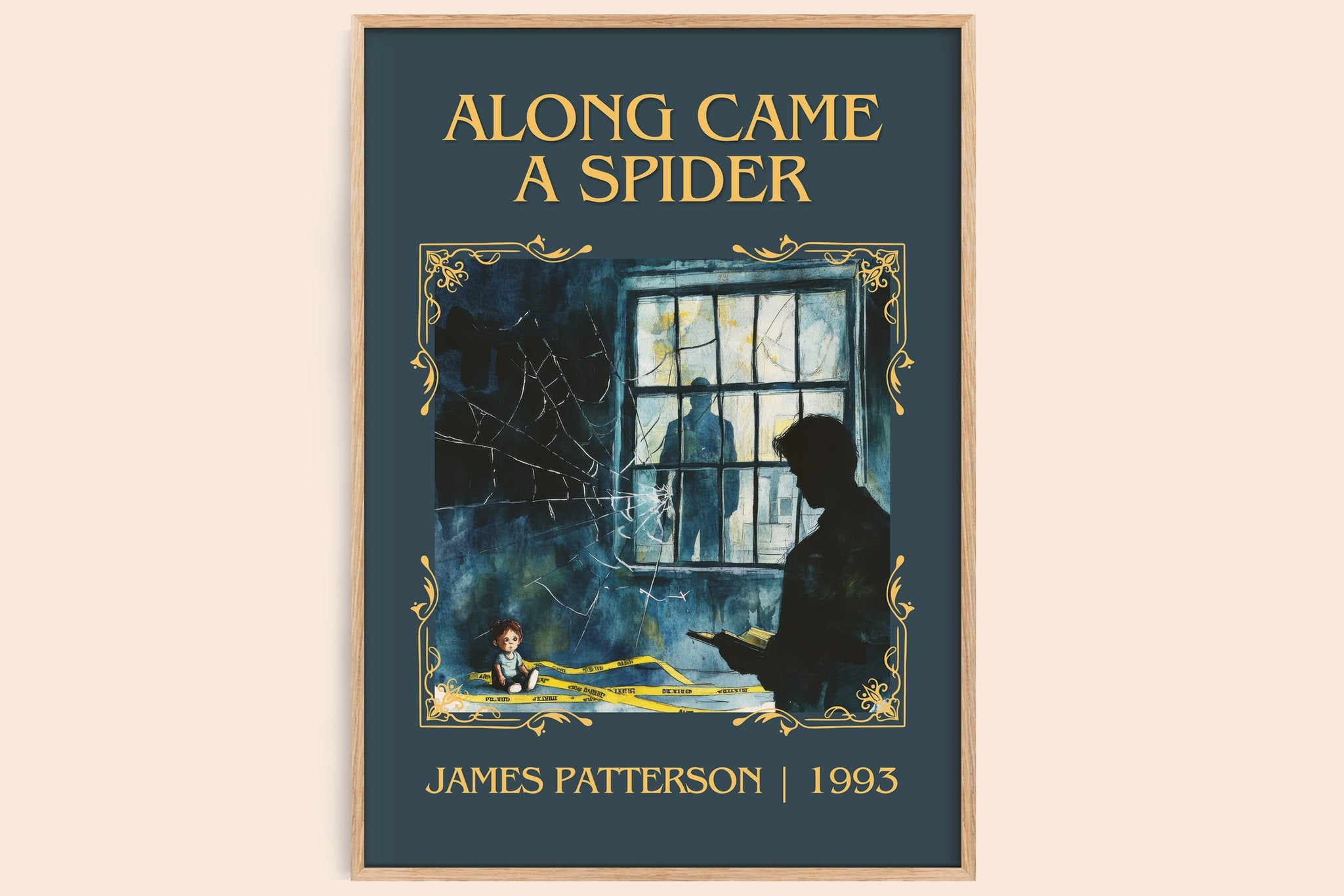 Along Came a Spider Classic Book Art Print by James Patterson