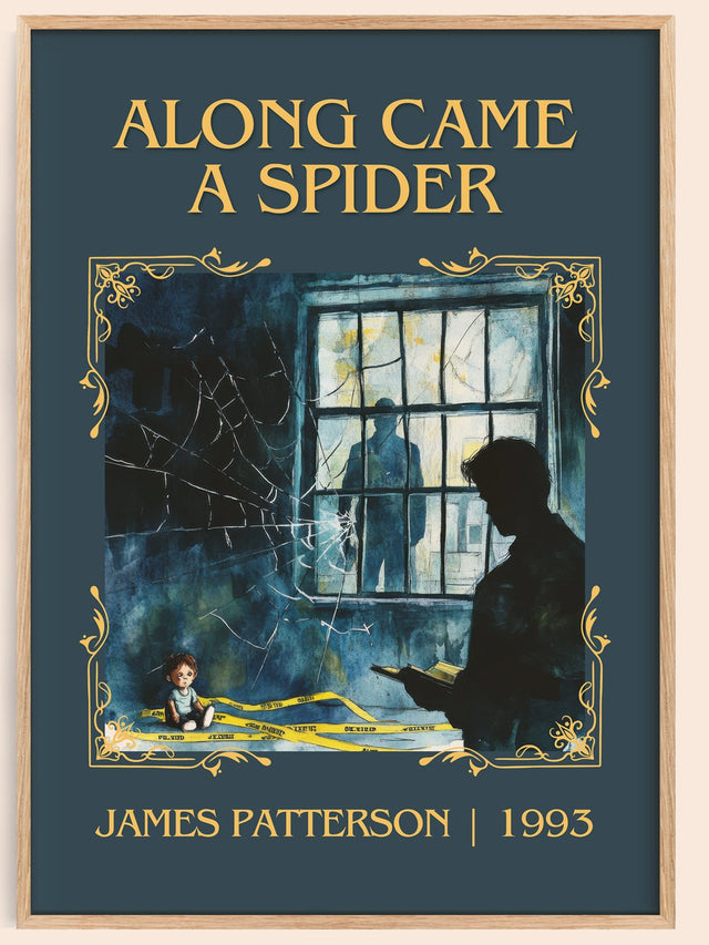 Along Came a Spider Classic Book Art Print by James Patterson