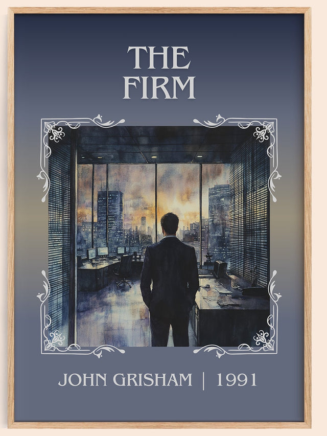 The Firm Classic Book Art Print by John Grisham