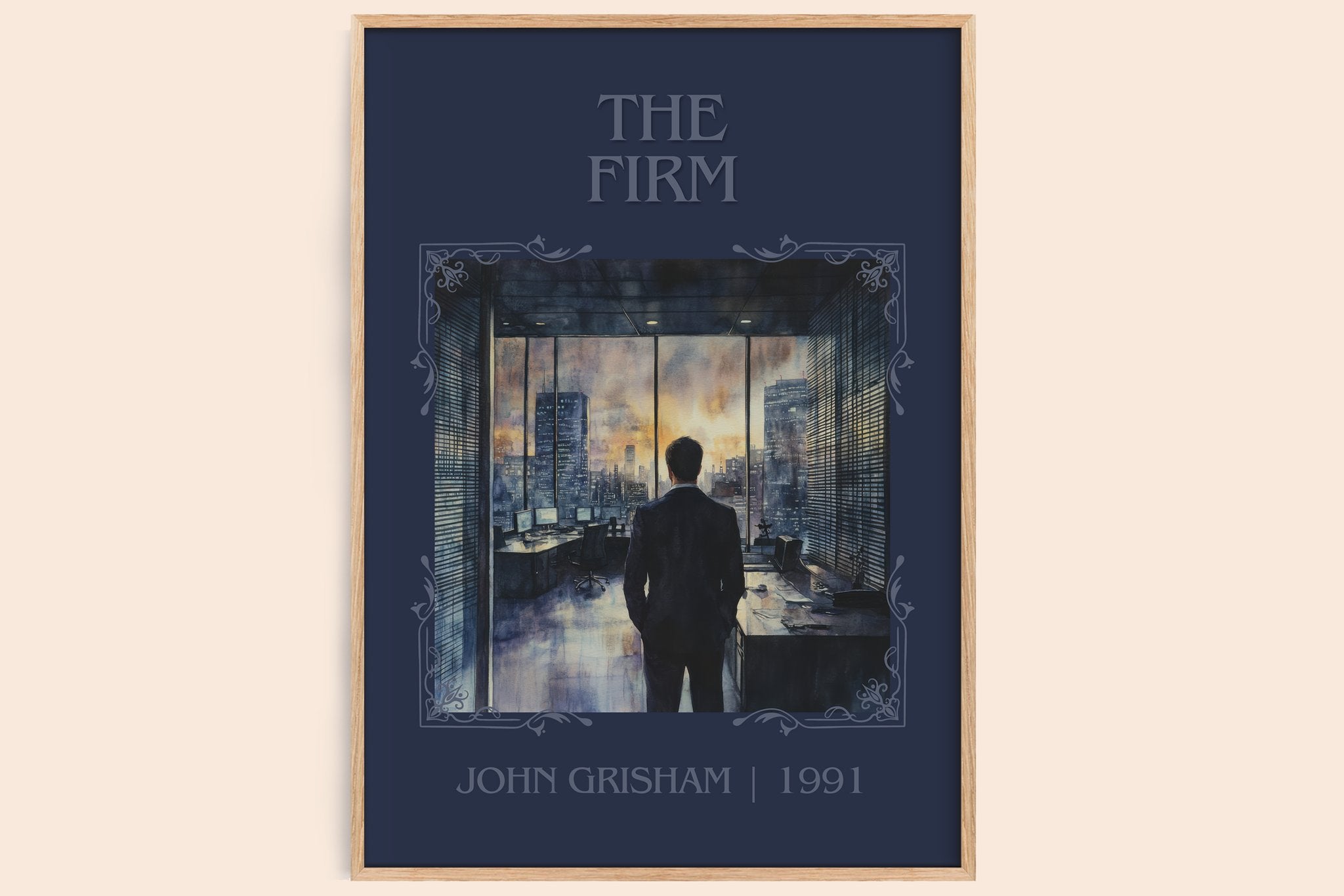 The Firm Classic Book Art Print by John Grisham