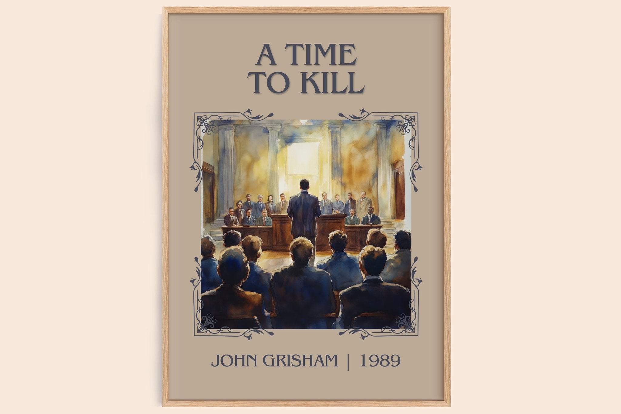 A Time to Kill Classic Book Art Print by John Grisham