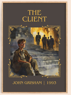 The Client Classic Book Art Print by John Grisham