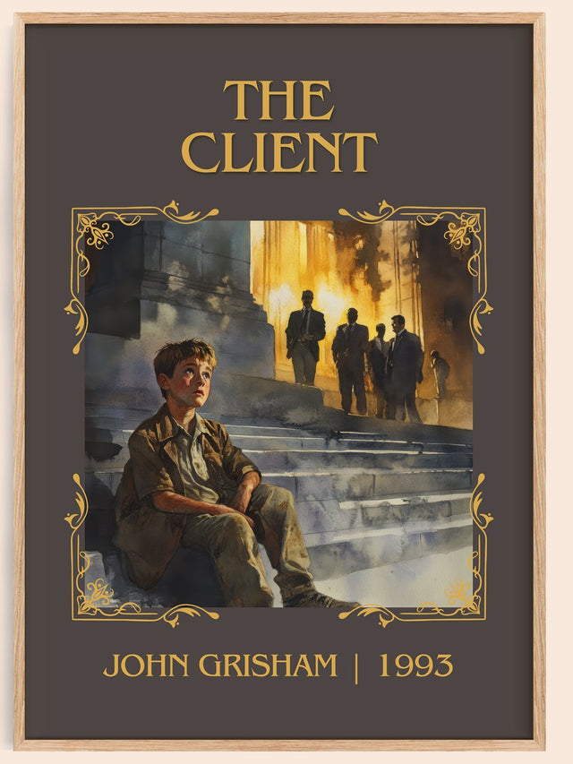 The Client Classic Book Art Print by John Grisham