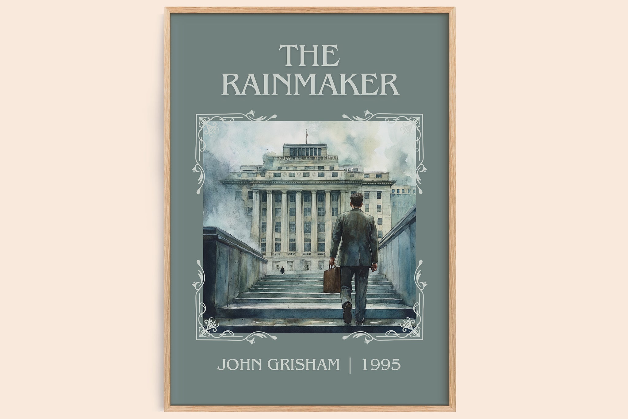 The Rainmaker Classic Book Art Print by John Grisham