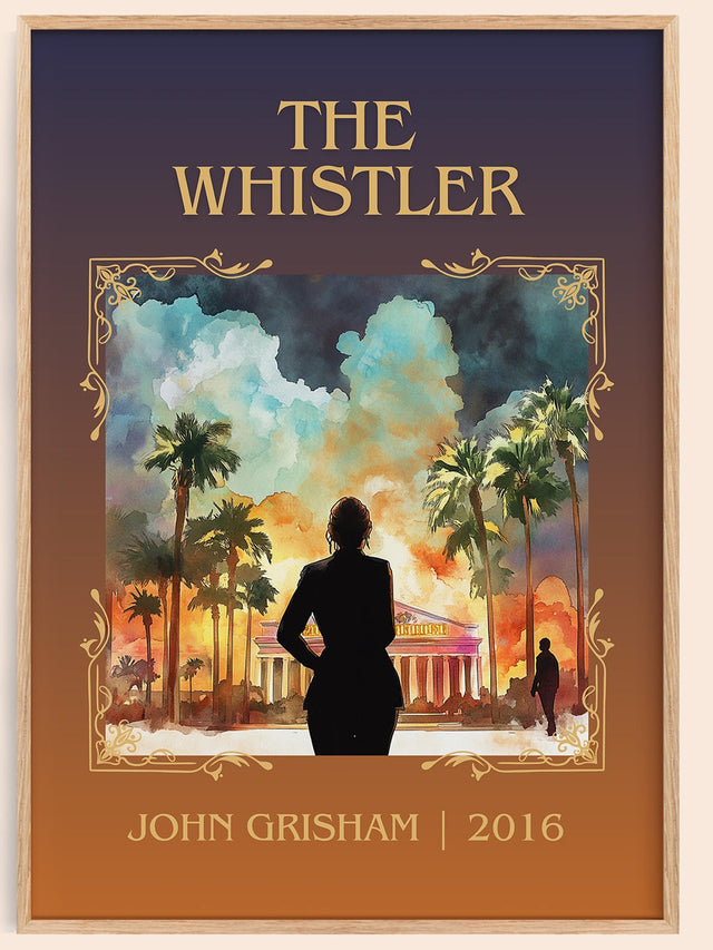 The Whistler Classic Book Art Print by John Grisham
