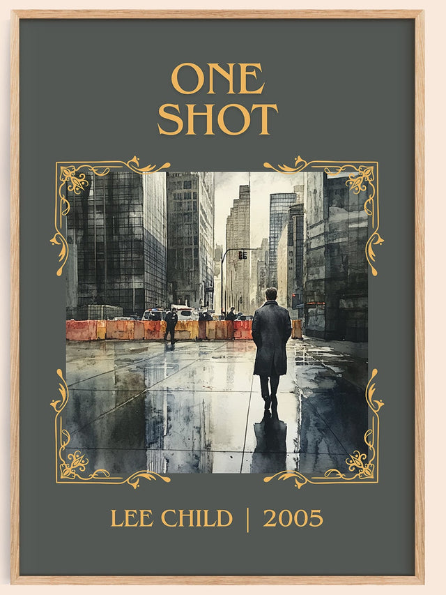 One Shot Classic Book Art Print by Lee Child
