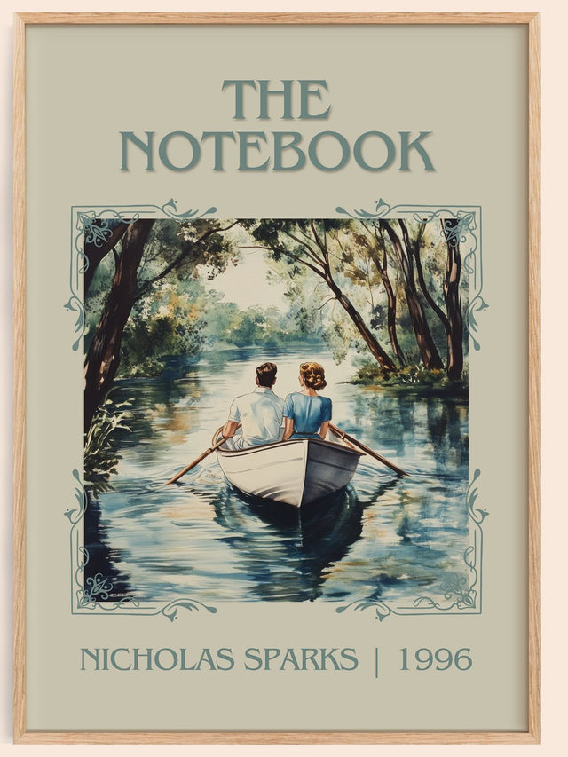 The Notebook Classic Book Art Print by Nicholas Sparks